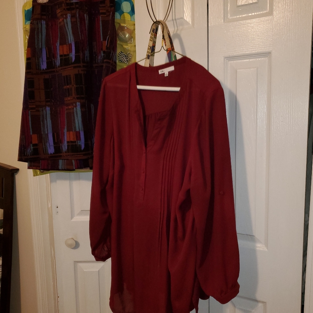 Skirt and Blouse
